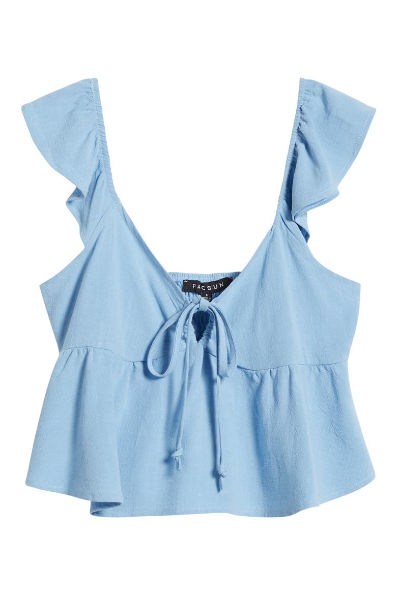 x LA Hearts Babydoll Top, Alternate, color, POWDER BLUE