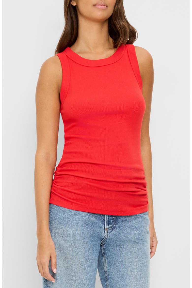 Halley Side Ruched Tank, Alternate, color, SAMBA
