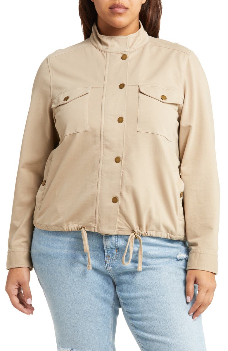 Caslon<sup>®</sup> Stretch Cotton Jacket, Alternate, color,