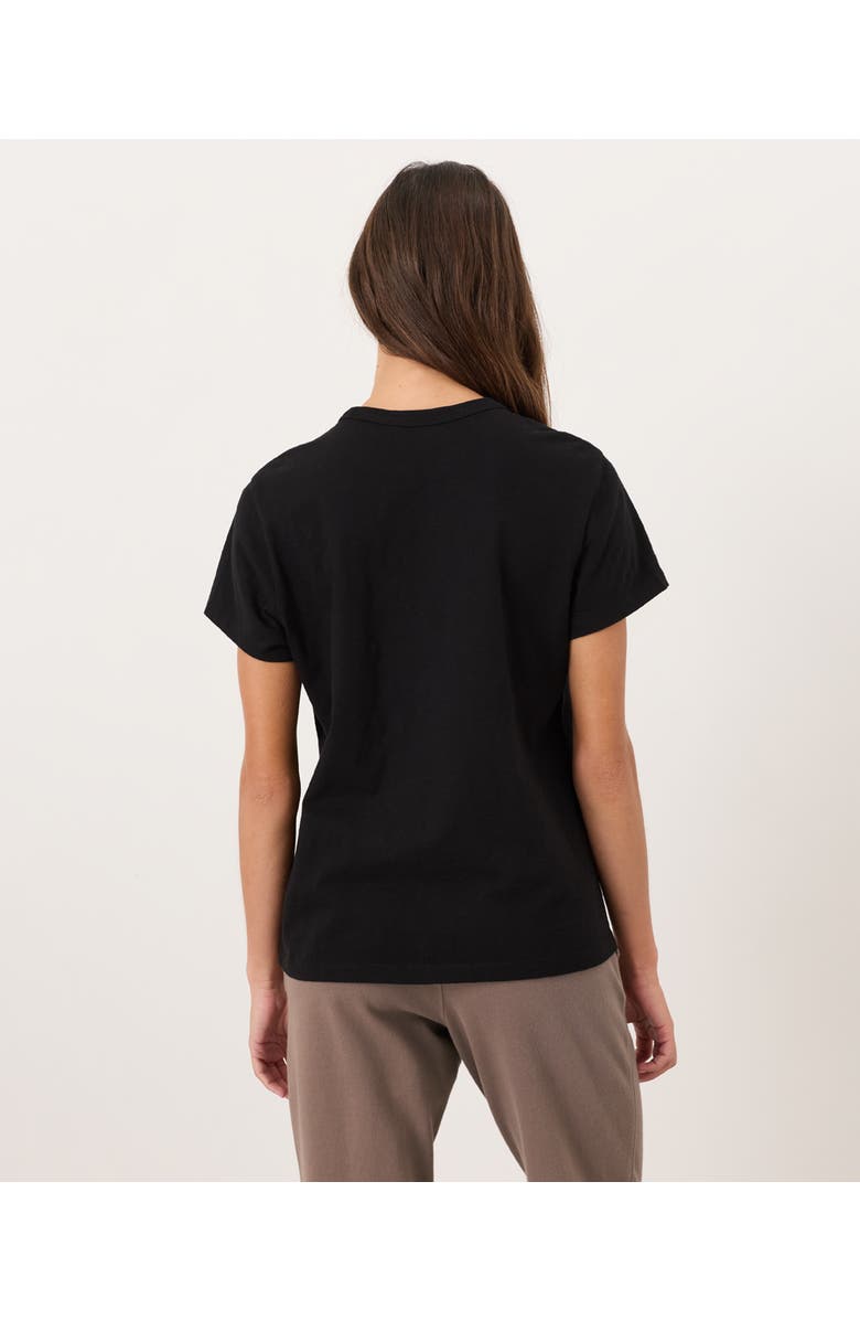 Pact Organic Cotton Soft-Slub Essential Crewneck Tee, Alternate, color, Black