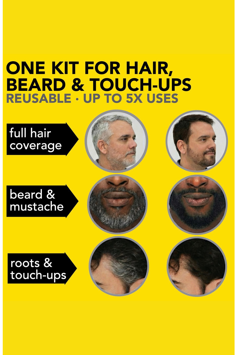 Reusable Beard & Hair Dye Kit, Alternate, color, Lightest Blond