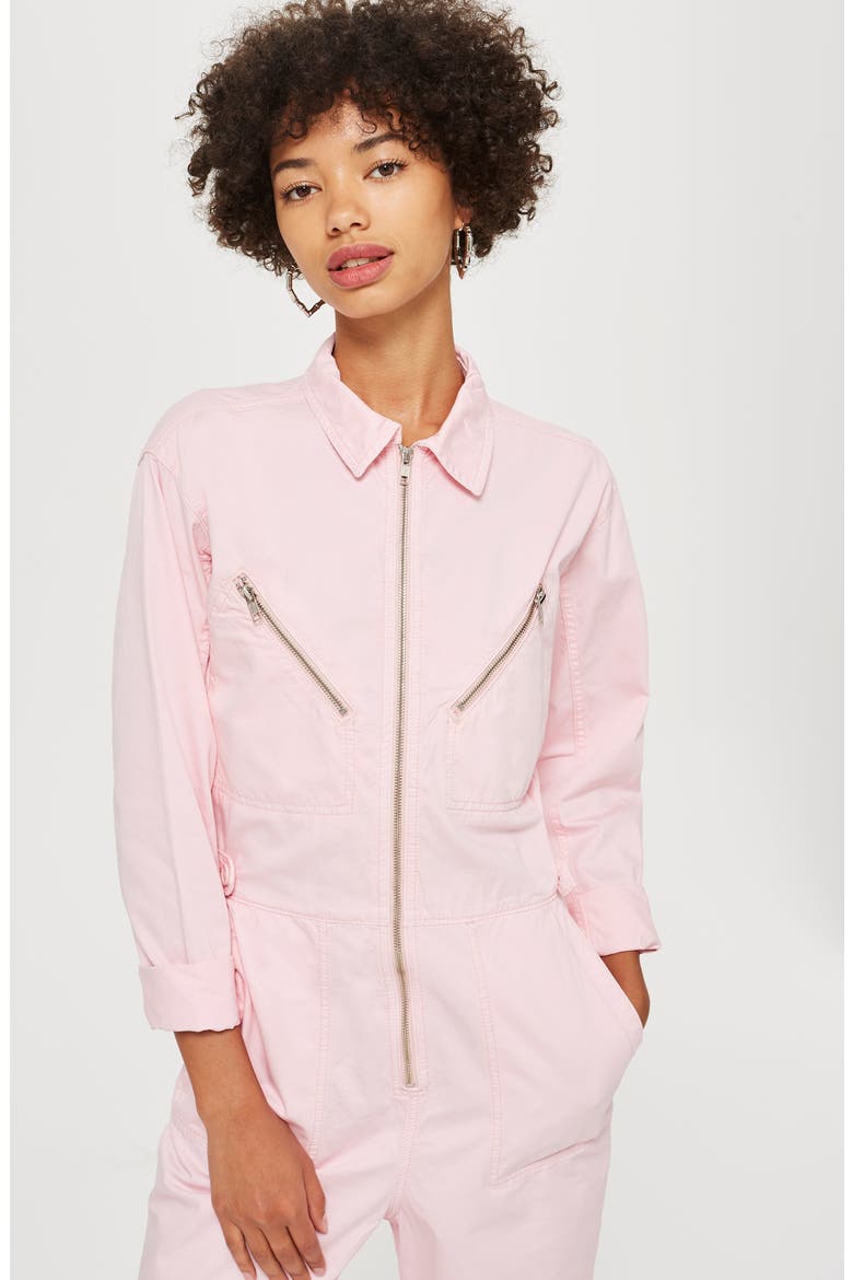 Mekan Utility Jumpsuit, Alternate, color, PINK