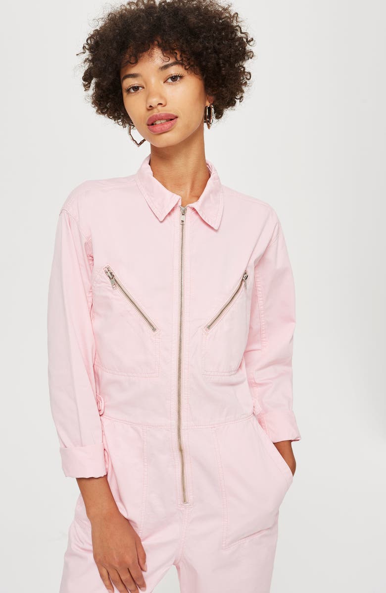 Topshop Mekan Utility Jumpsuit, Alternate, color, 