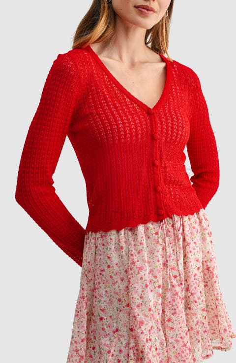 Crop Knit Cardigan