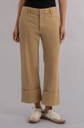 KUT from the Kloth Sienna High Waist Relaxed Straight Leg Twill Pants
