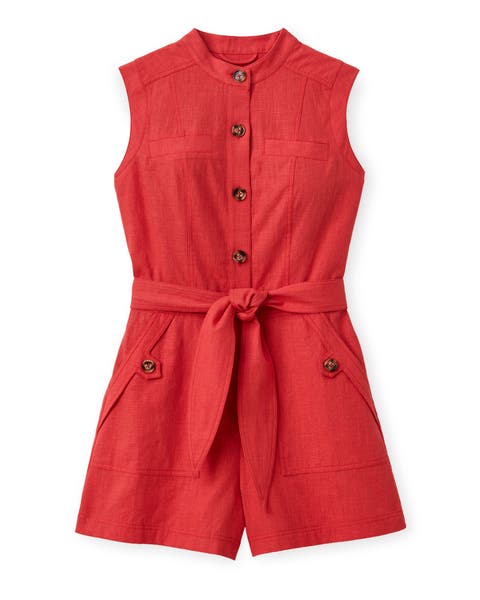 Rachel Linen Romper