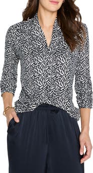 NIC+ZOE Geo Toss Knit Top