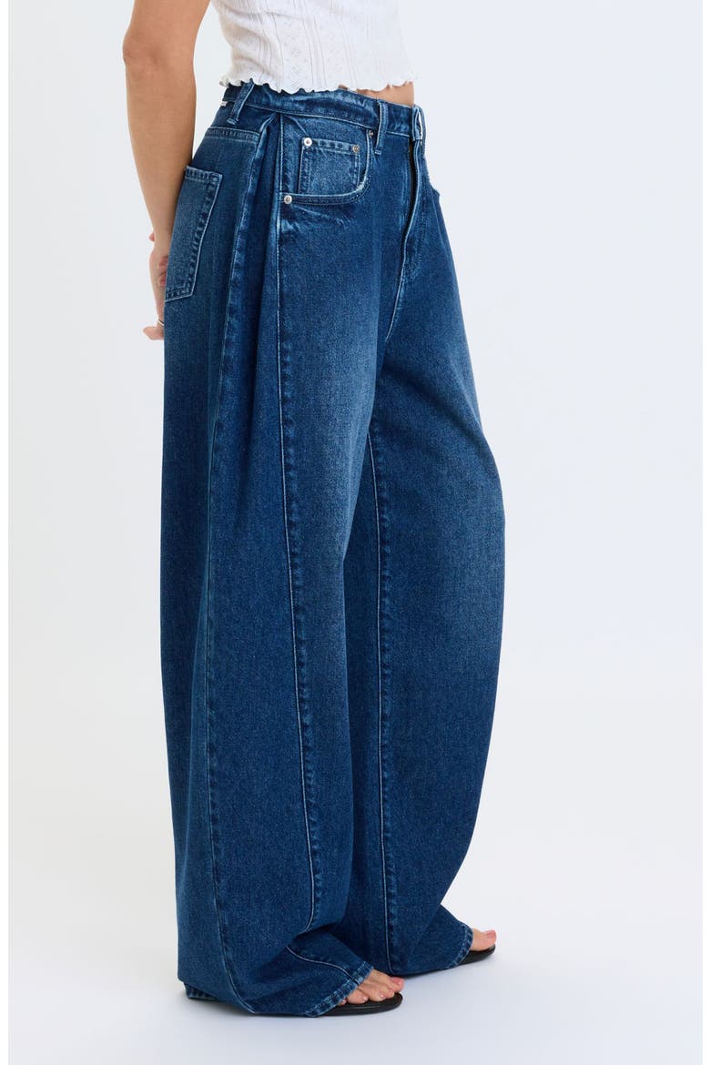 Hero High Waist Pleat Baggy Jeans, Alternate, color, DREAMLAND