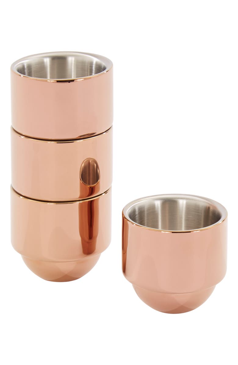 Tom Dixon Brew Set of 4 Espresso Cups, Main, color, 