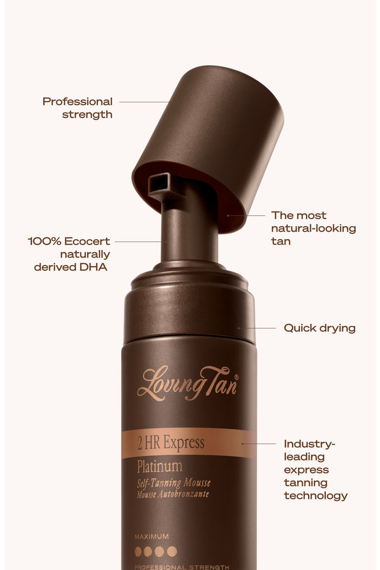 2HR Express Platinum Self-Tanning Mousse - Maximum, Alternate, color, NONE
