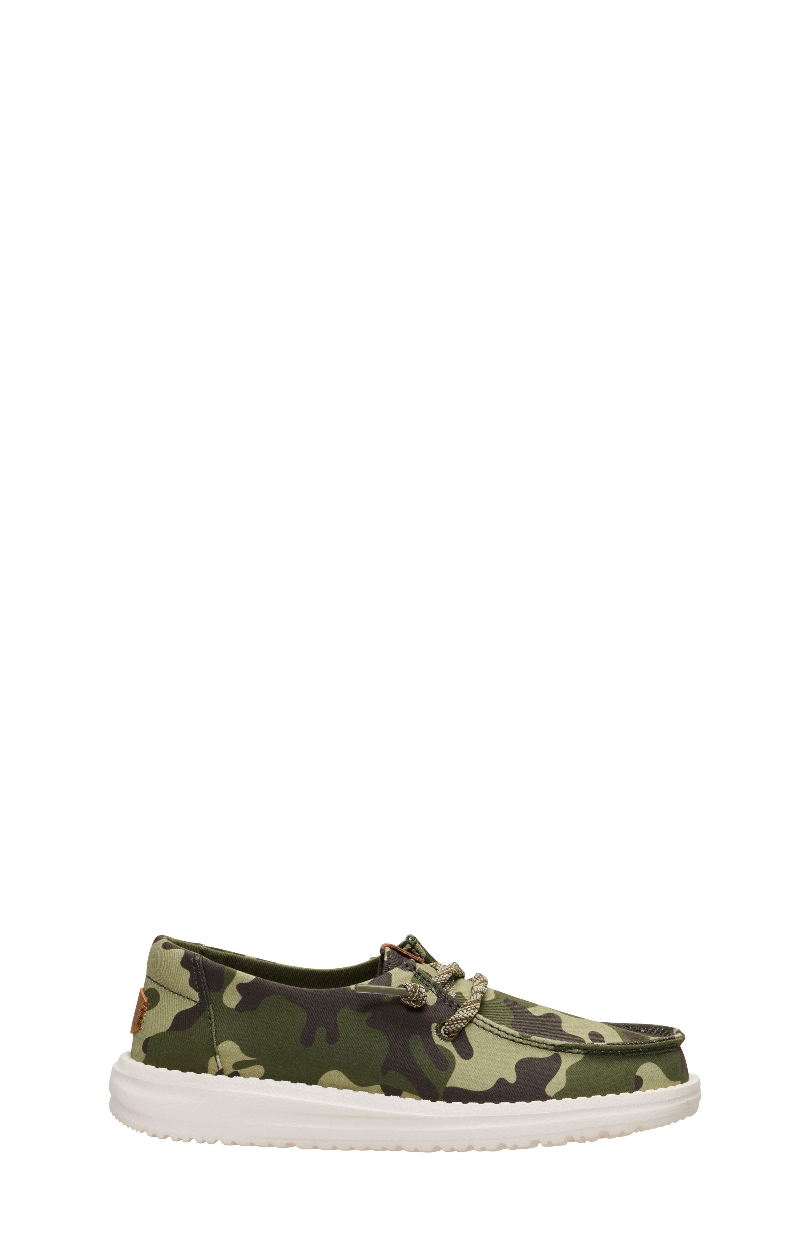Kids' Wendy Essential Camo Slip-On Shoe, Main, color, GREEN