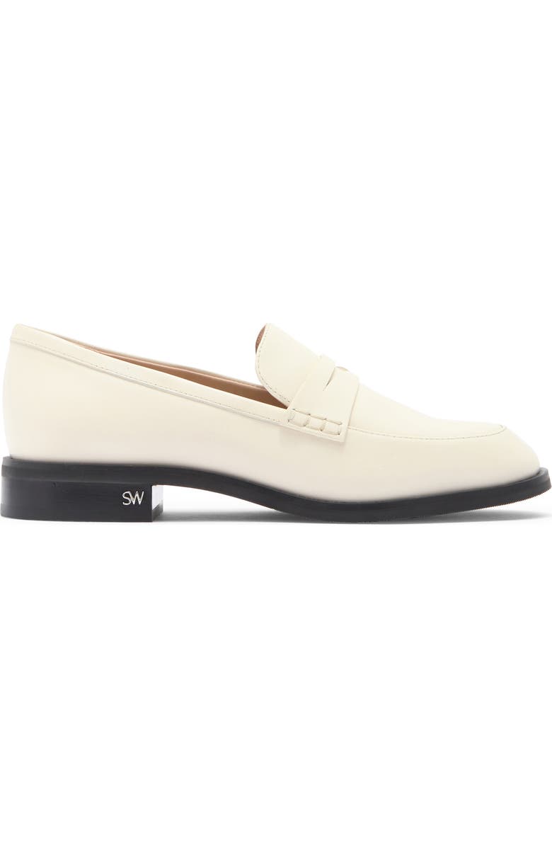 Stuart Weitzman Emi Penny Loafer, Alternate, color, Chalk