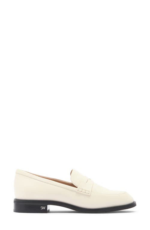 Stuart Weitzman Emi Penny Loafer In Gray