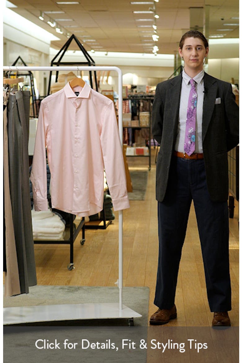 Hank Slim Fit Cotton Dress Shirt video