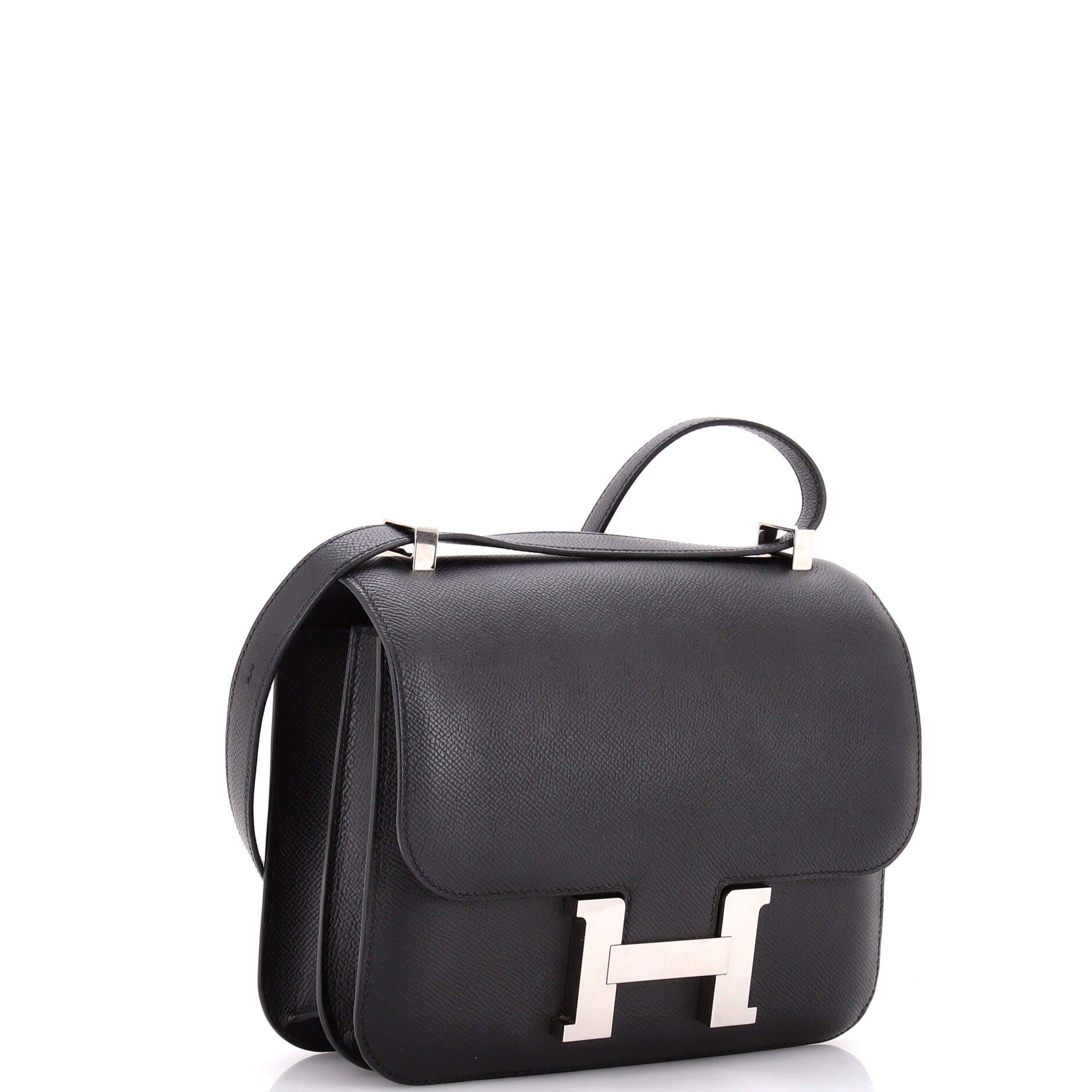 Pre-Owned Hermes Constance Bag Epsom 24, Alternate, color, Noir