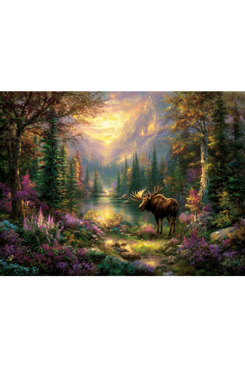 Moose Hollow 500 piece Jigsaw Puzzle for Adults, Alternate, color, Multicolor