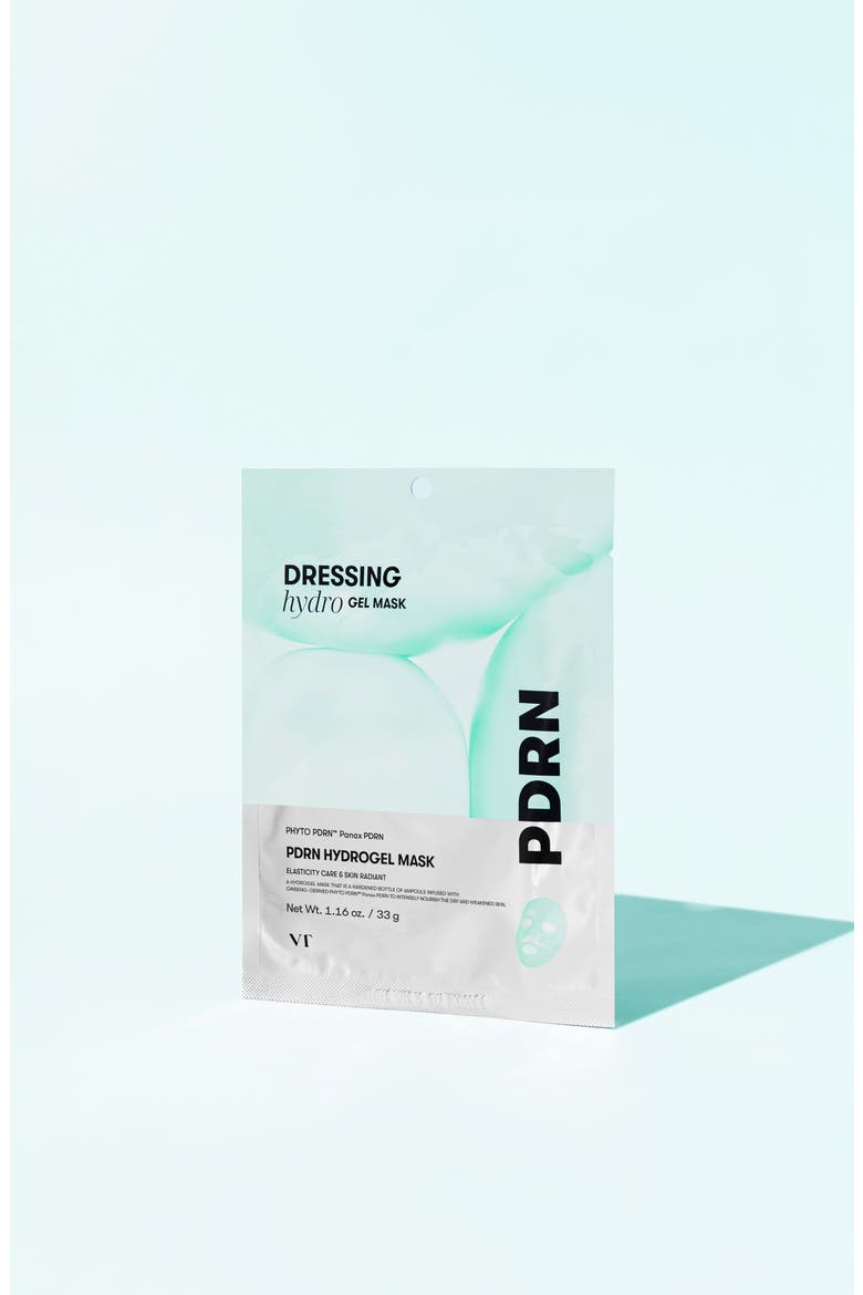 PDRN Hydrogel Mask, Alternate, color, SILVER/ GREEN