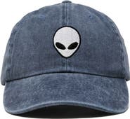 Dalix Alien Embroidered Classic Dad Cap