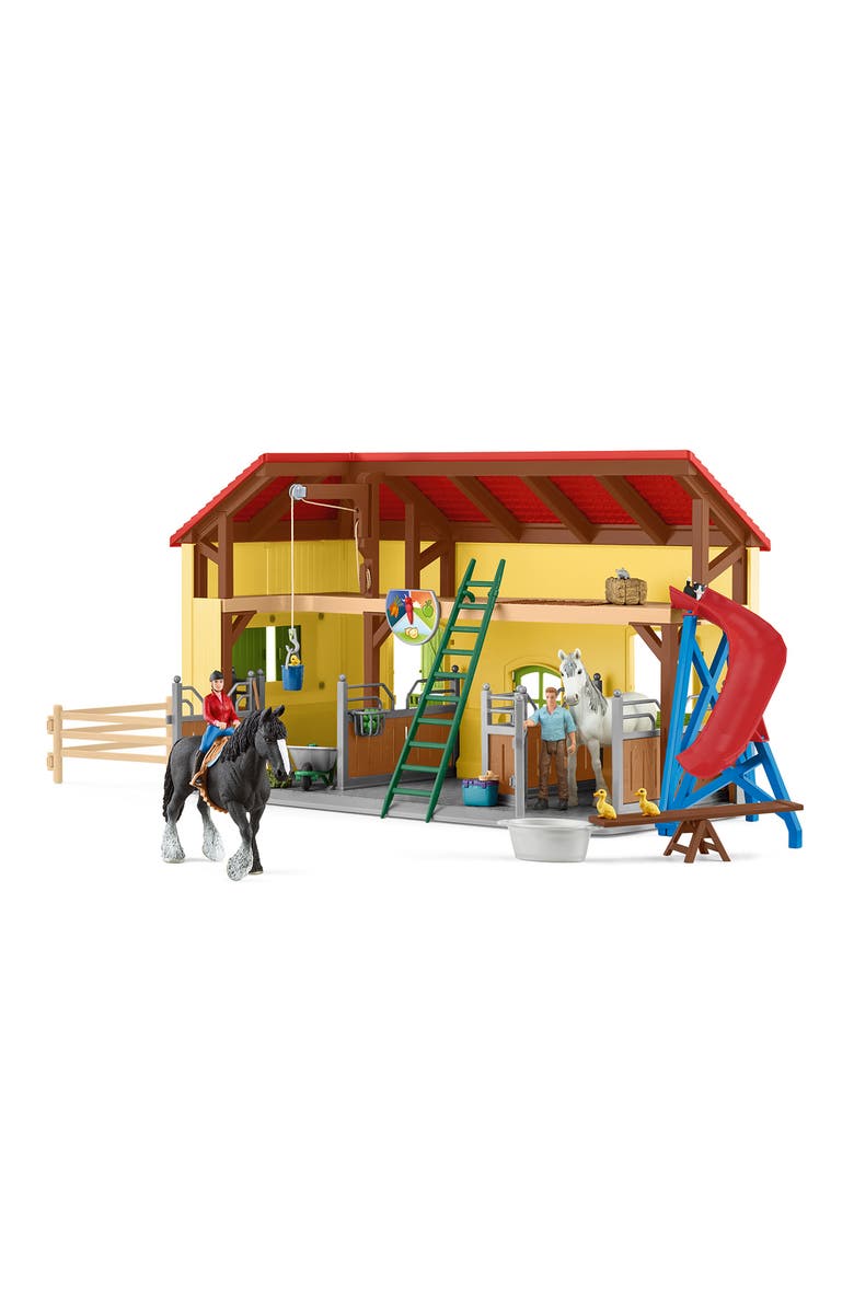 Schleich Farm World Horse Stable Playset, Main, color,