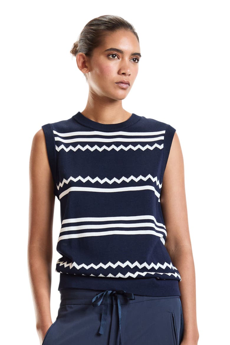 Ziggy Knit Tank, Main, color, Navy