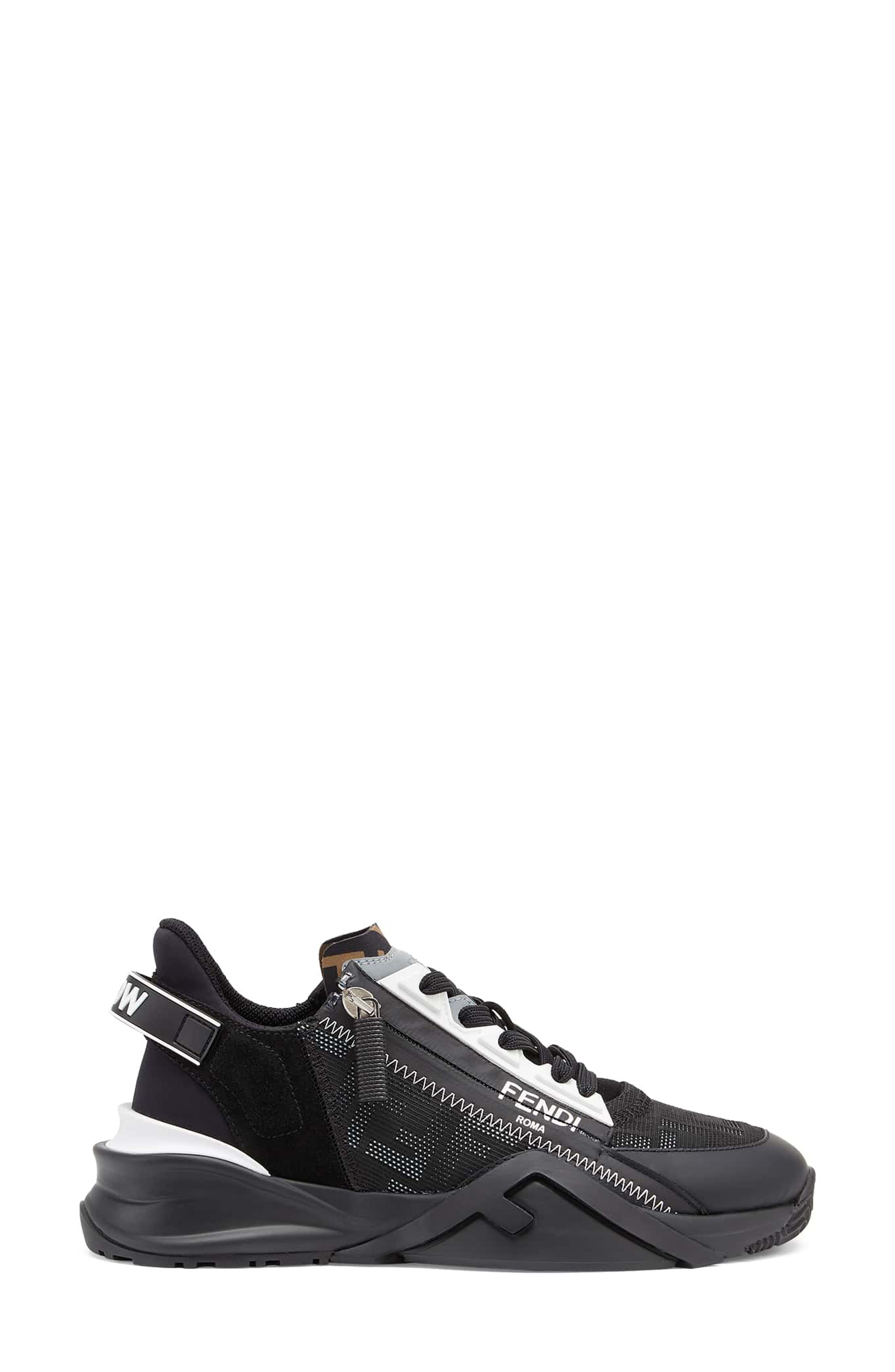 Fendi Flow Logo Low Top Sneaker, Alternate, color, 