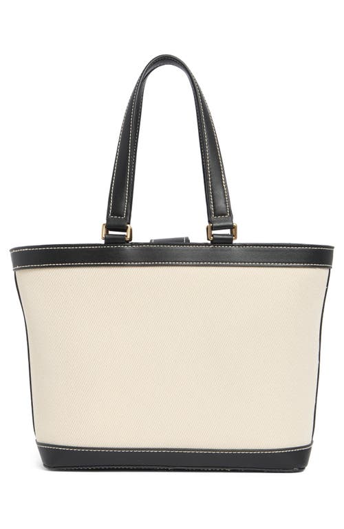 SAM EDELMAN SAM EDELMAN FITZ CANVAS SHOPPER TOTE BAG 