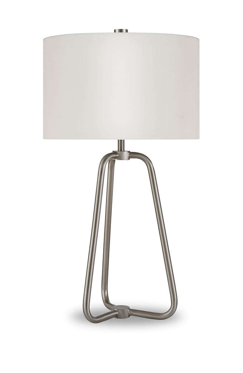 ADDISON AND LANE Marduk Table Lamp - Brushed Nickel, Main, color,