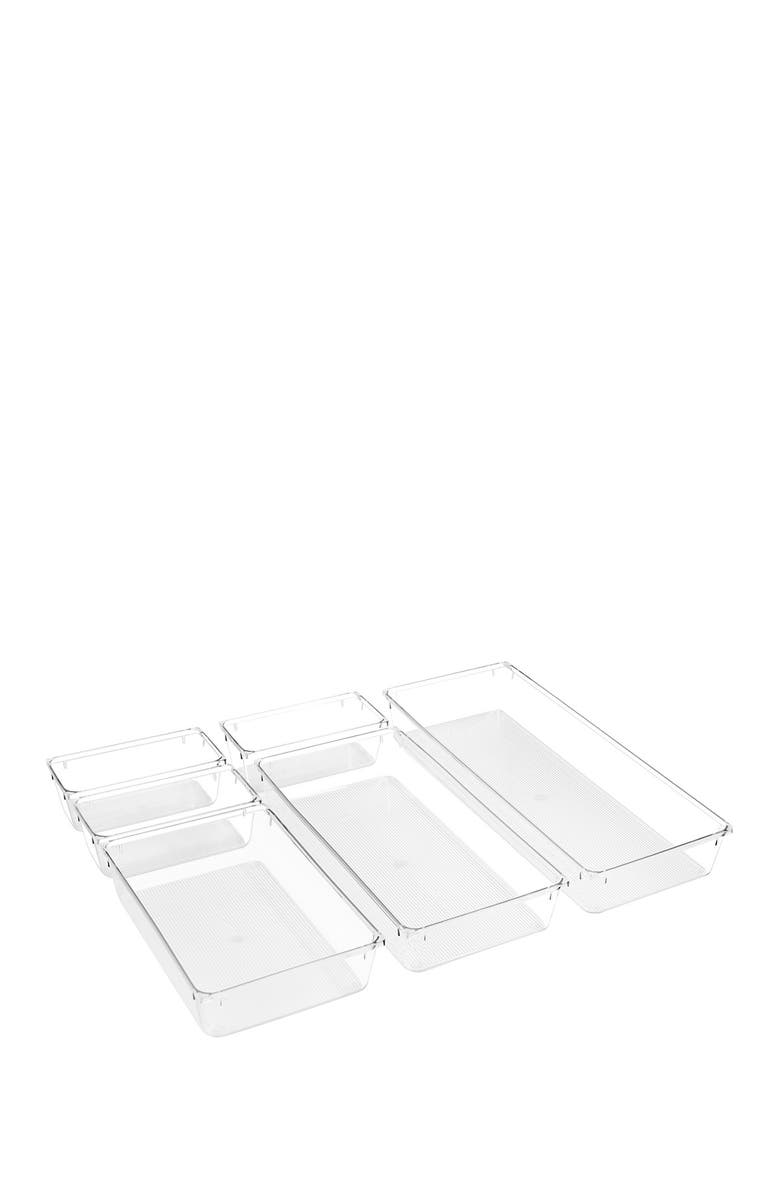 SORBUS Drawer Organizer 6-Piece Set, Main, color, 