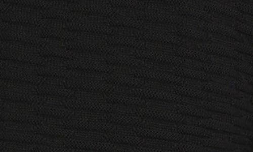 Dkny Sportswear Cobblestone Tipped Polo Sweater In Black