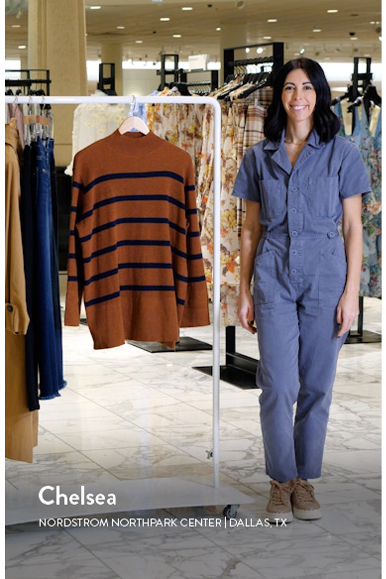 Sarabeth Maternity & Nursing Mock Neck Sweater video