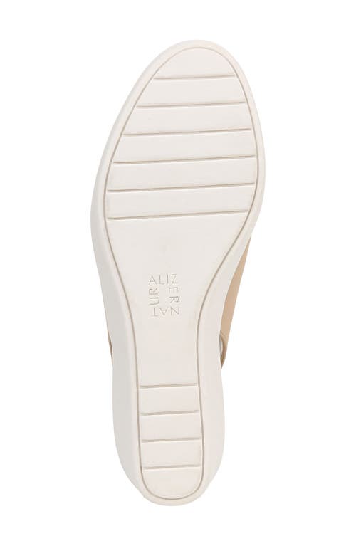 Naturalizer Sutton Slingback Platform Wedge Pump In Coastal Tan