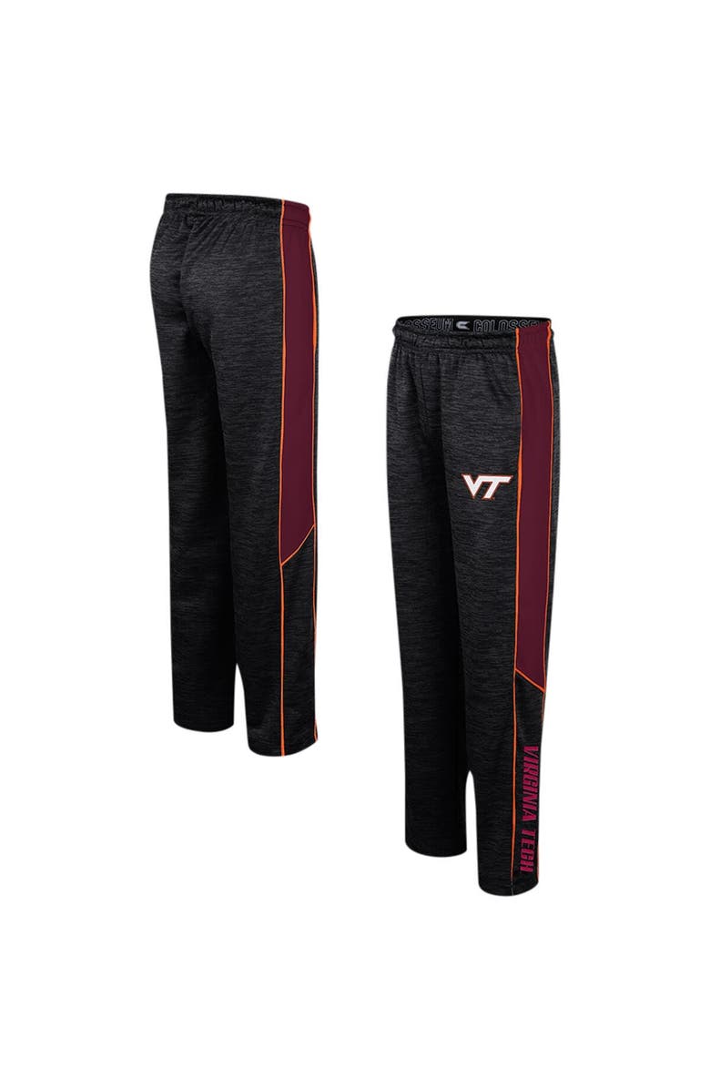 COLOSSEUM Youth Colosseum Black Virginia Tech Hokies Live Hardcore Pants, Main, color, 