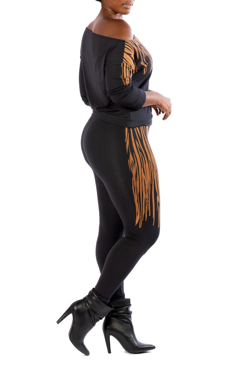 Dai Moda Off the Shoulder Knit Top, Alternate, color, 