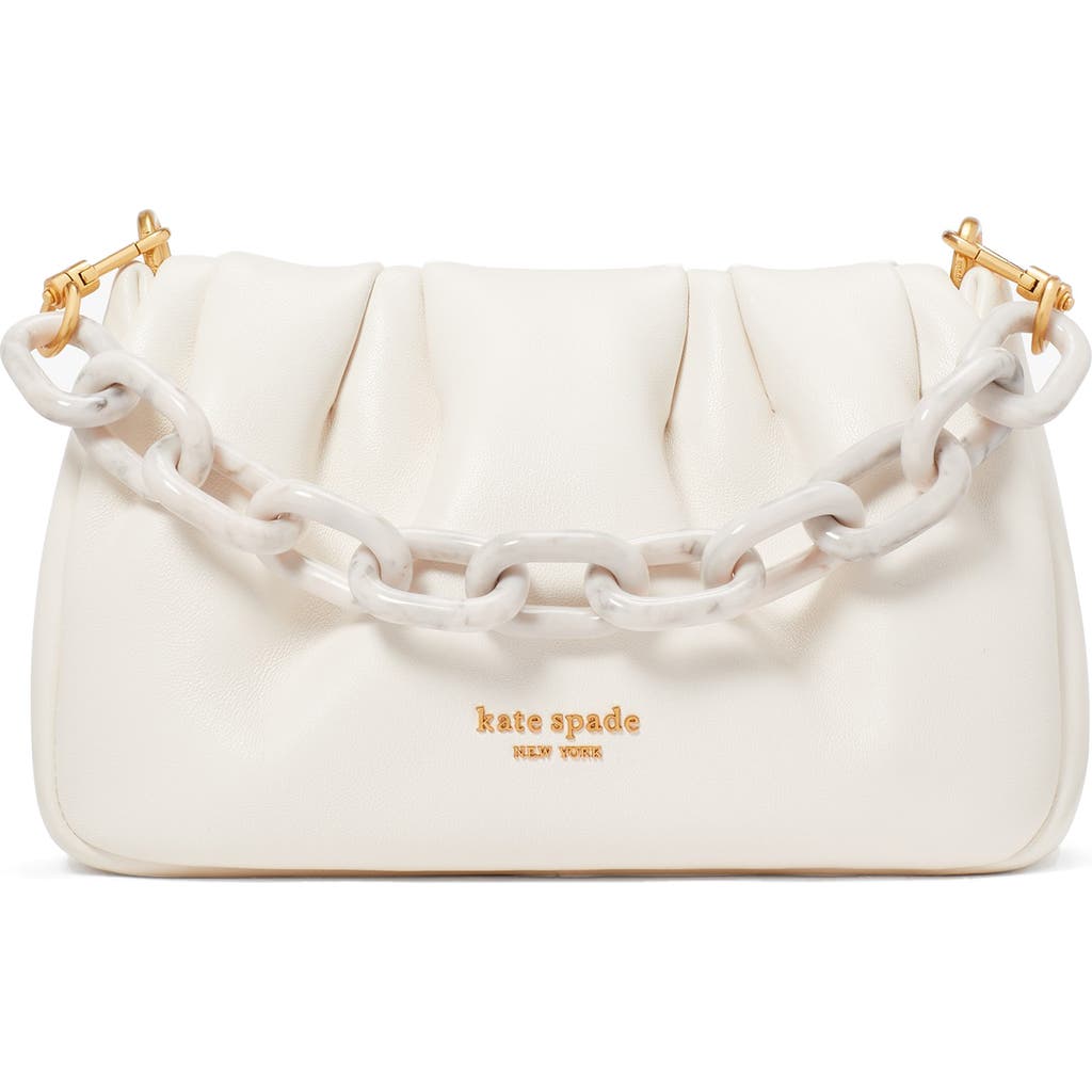 Kate Spade New York Souffle Smooth Leather Crossbody In White