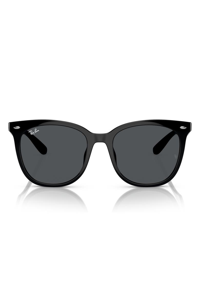 Ray-Ban 55mm Square Sunglasses, Main, color, Black / Dark Grey