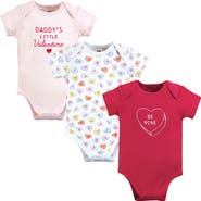 Hudson Baby Comfortable All-Cotton Bodysuit 3Pk