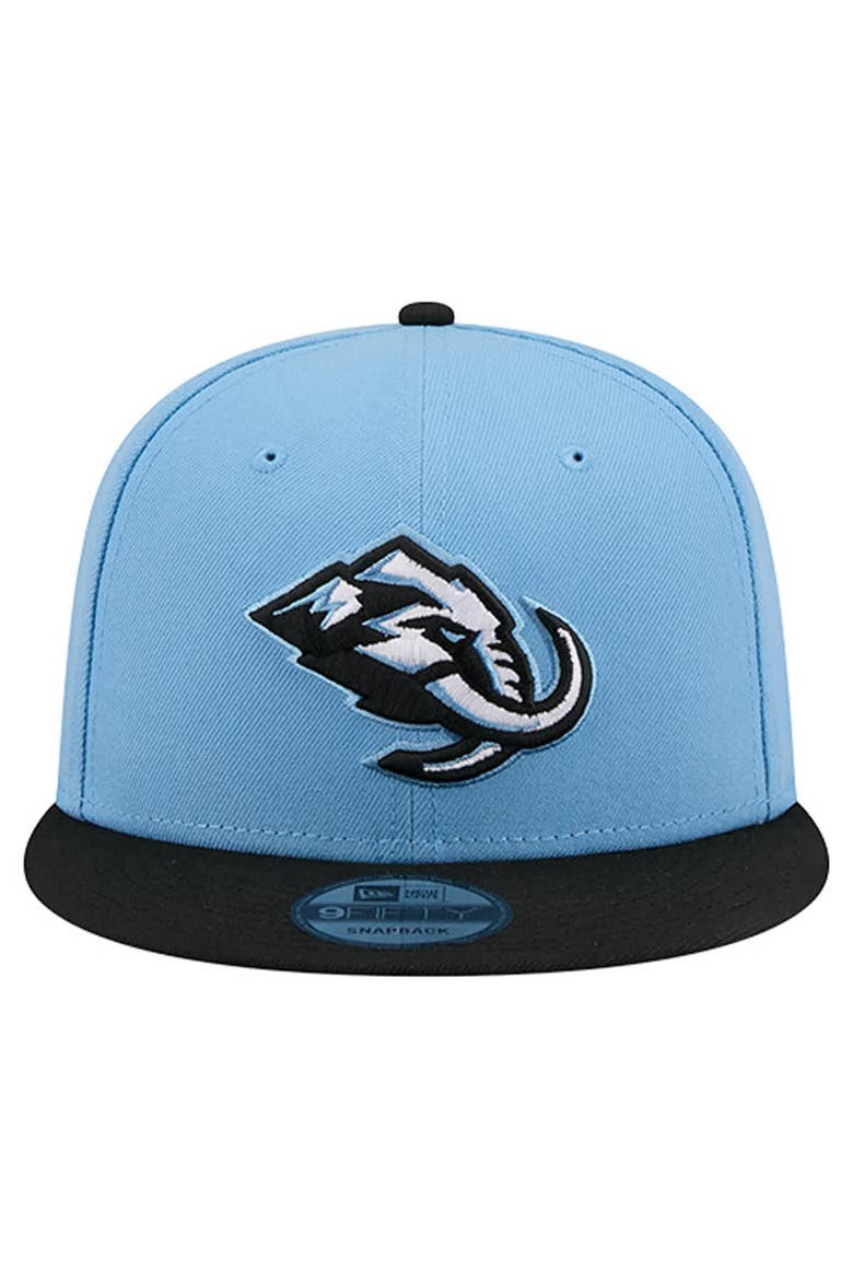 Men's New Era  Light Blue Utah Mammoth Two-Tone 9FIFTY Snapback Hat, Alternate, color, Light Blue