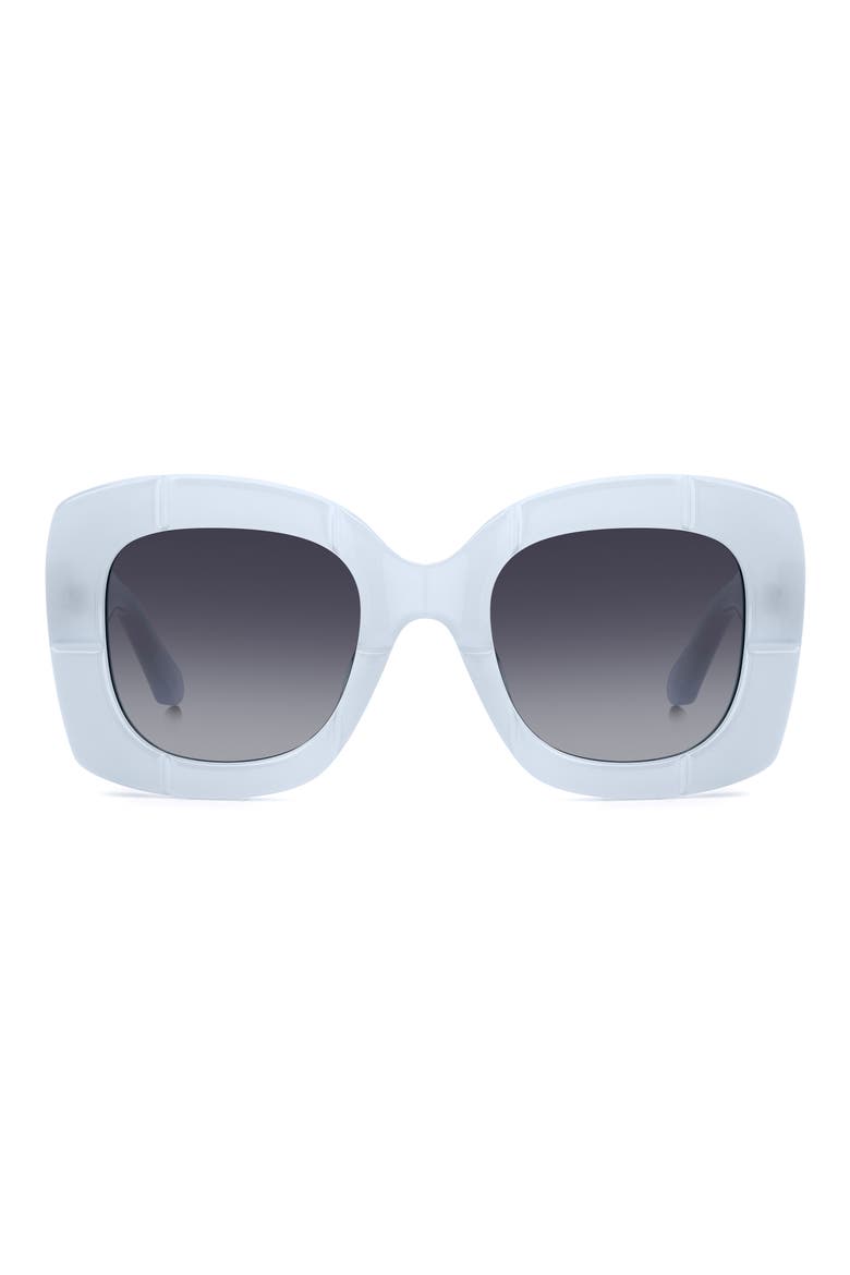 josey 50mm square sunglasses, Main, color, BLUE