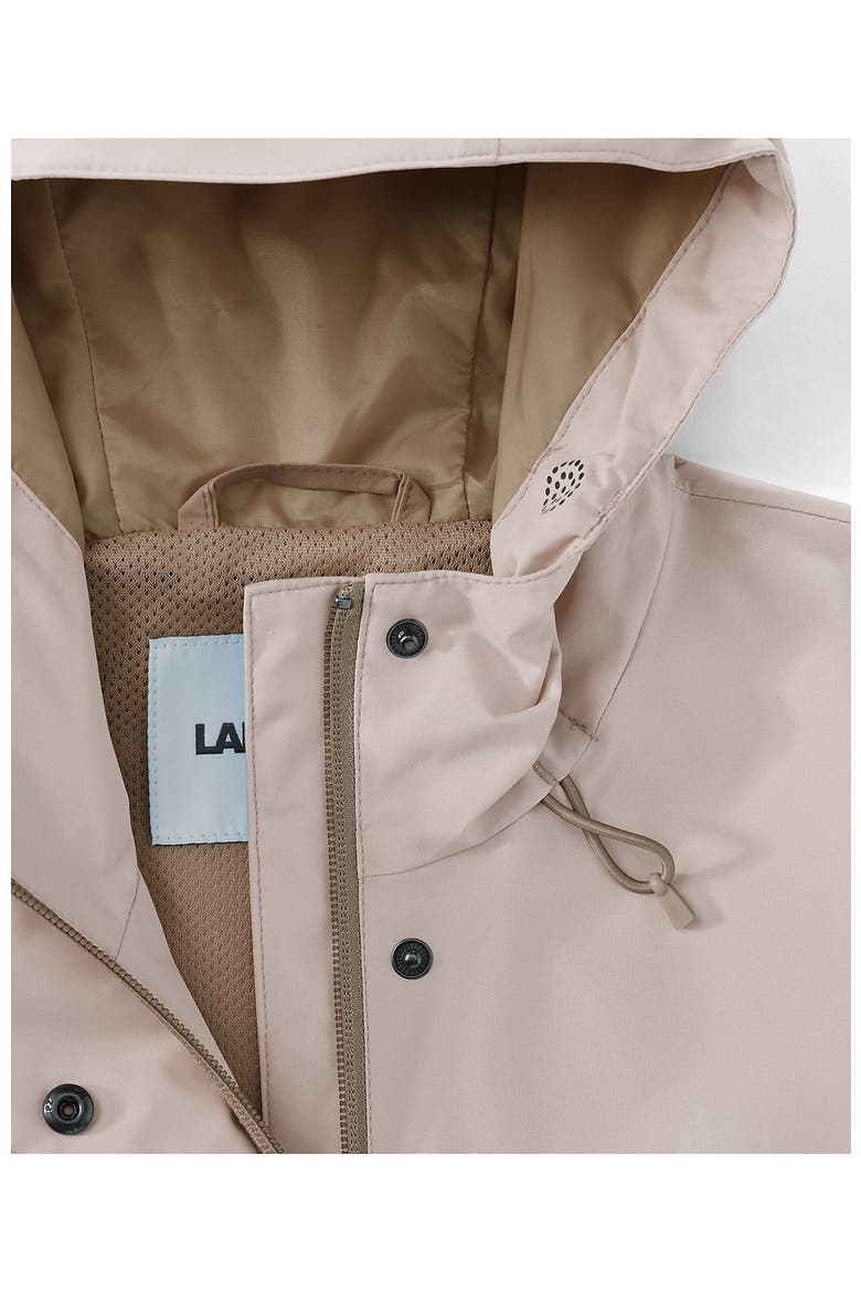 Squall Packable Waterproof Raincoat, Alternate, color, Soft Mushroom