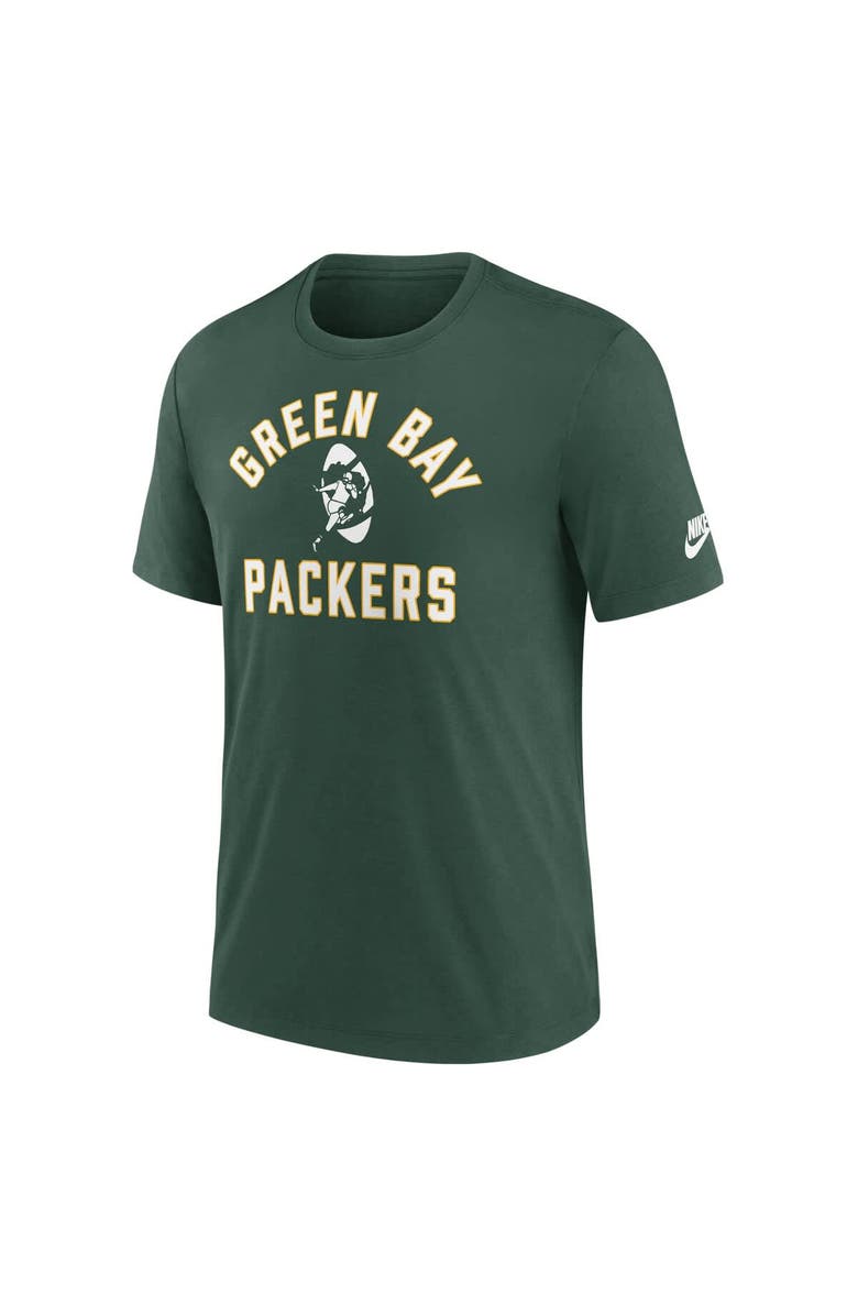 Nike Men's Nike Green Green Bay Packers Favorable Timeline Tri-Blend T-Shirt, Alternate, color, Green