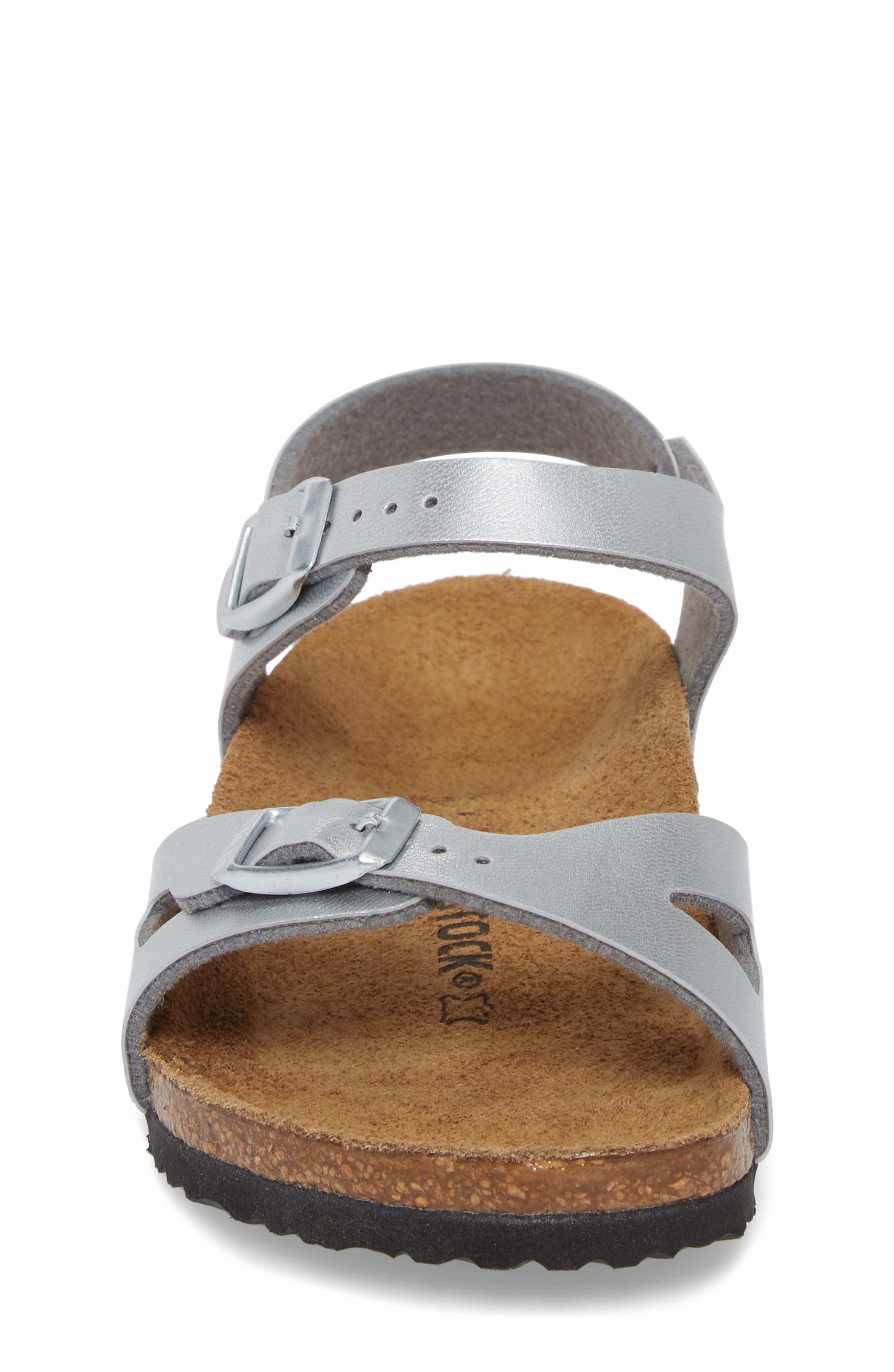 Birkenstock Rio Metallic Sandal, Alternate, color, 