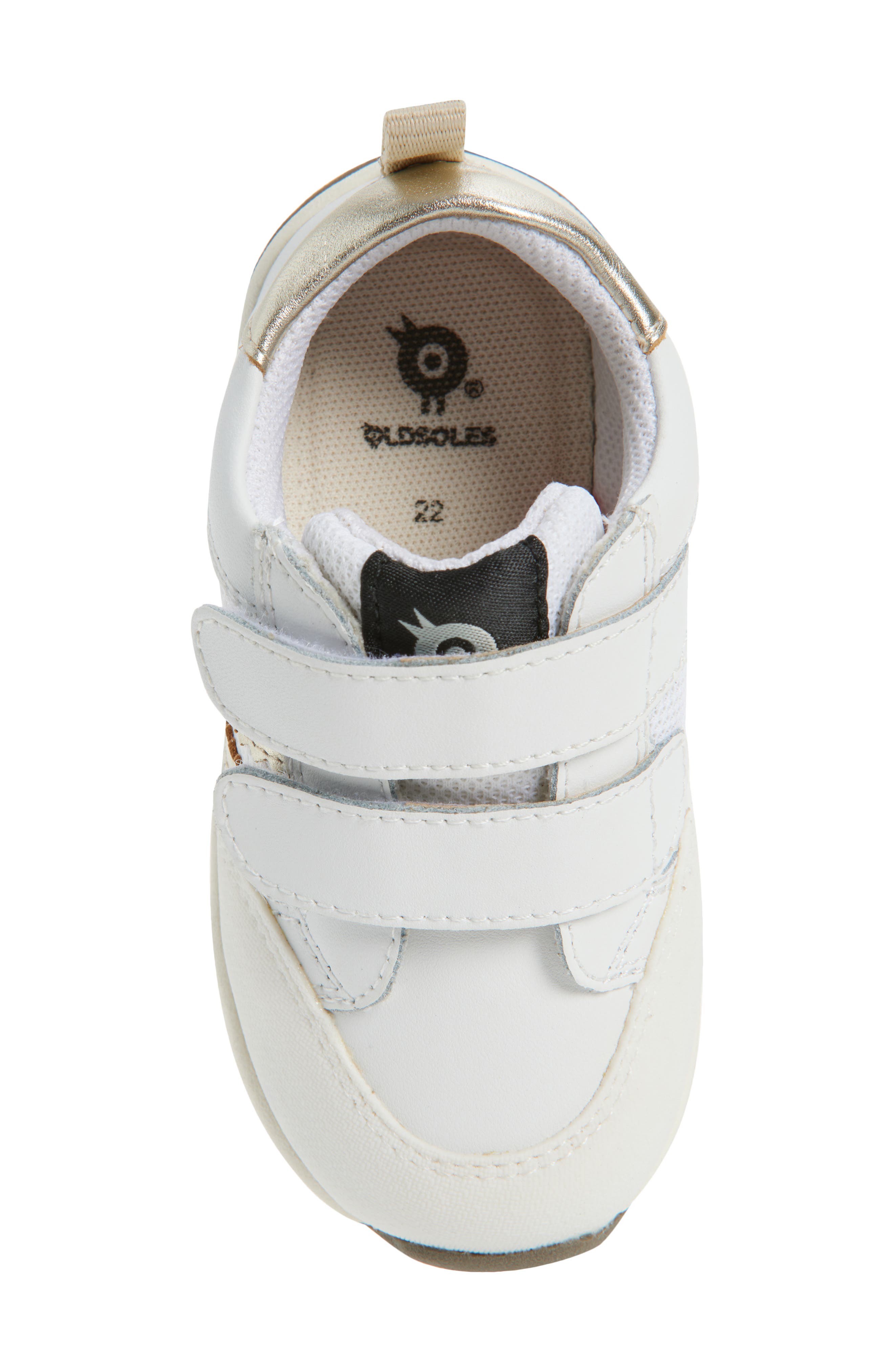 OLD SOLES Kids' 2116 Field Squad Sneaker, Alternate, color, Snow / Gold / Silver