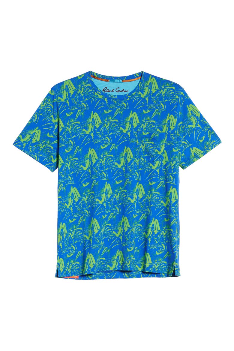 Aerobatics Pocket T-Shirt, Alternate, color, BLUE