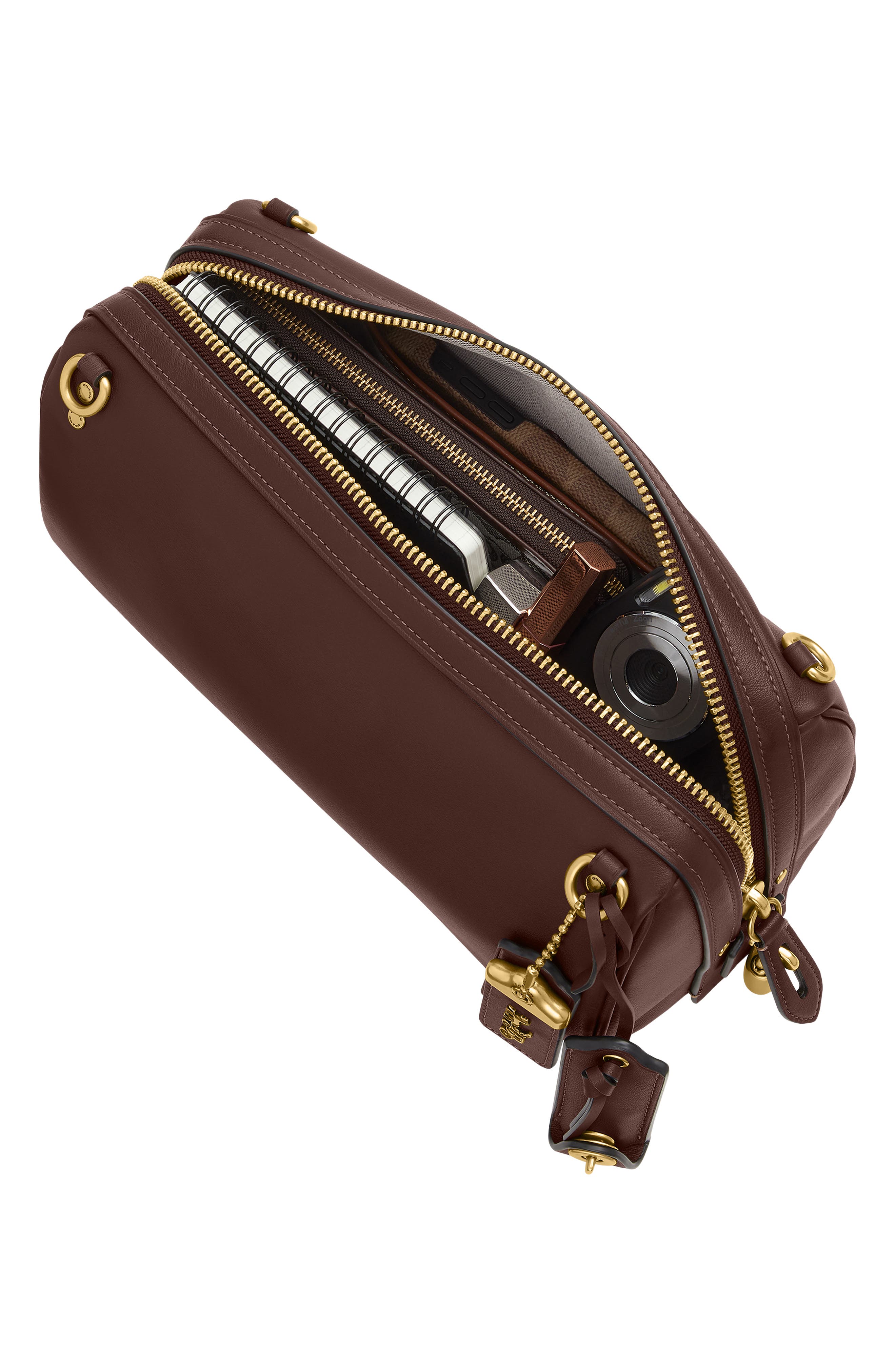 Rogue Leather Shoulder Bag, Alternate, color, B4/ MAPLE