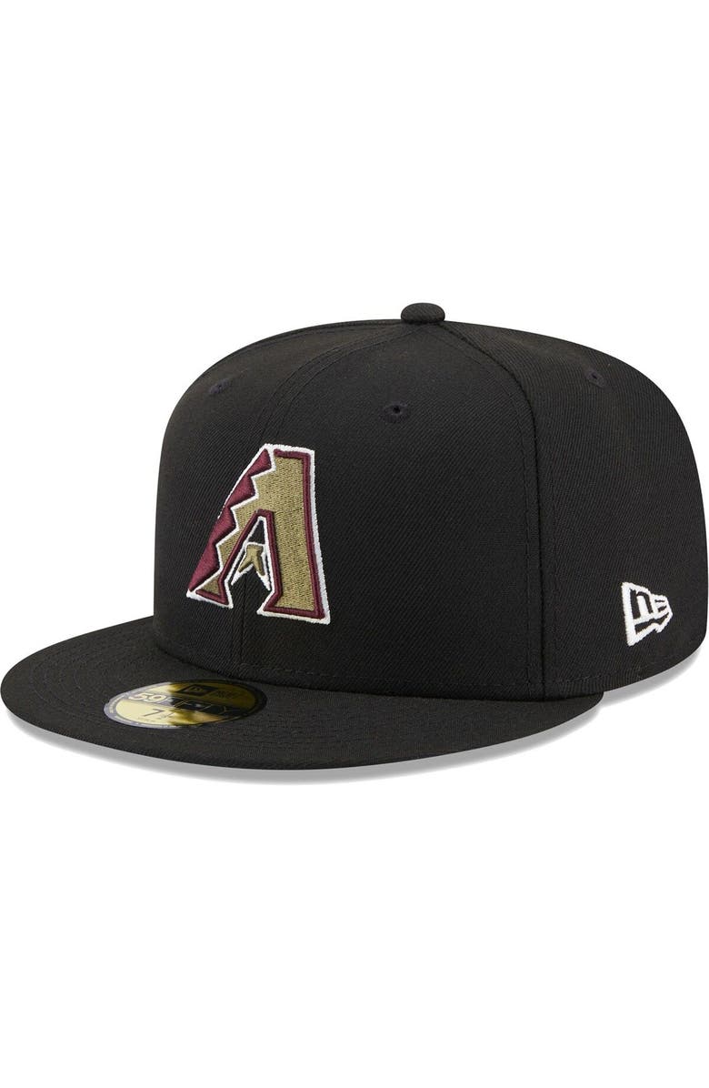 New Era Men's New Era Black Arizona Diamondbacks 20th Anniversary Spring Training Botanical 59FIFTY Fitted Hat, Alternate, color, 