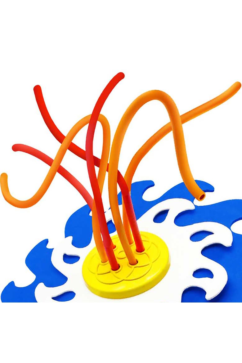 Whip Splash Sprinkler, Flower Shaped Water Sprinkler Outdoor Toy, Alternate, color, Multicolored