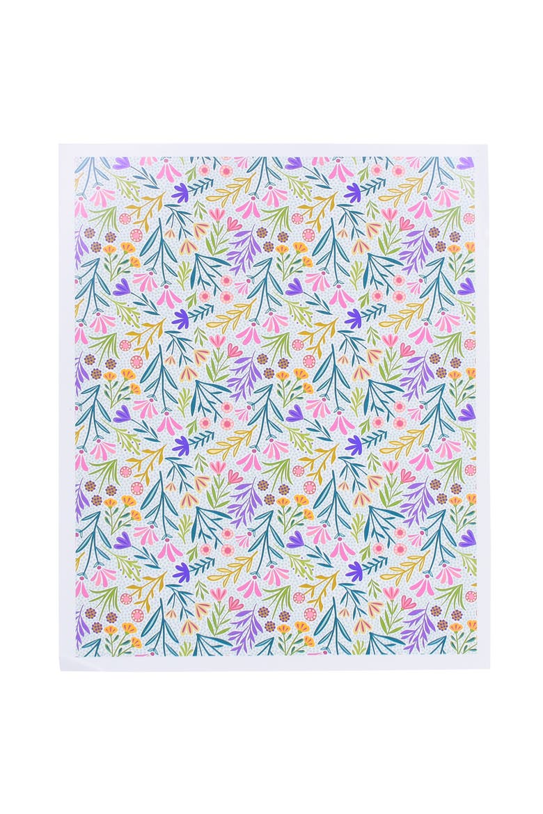 Sculpey Clay Transfers Botanical Clay Decoration Sheets, Alternate, color, Multicolored