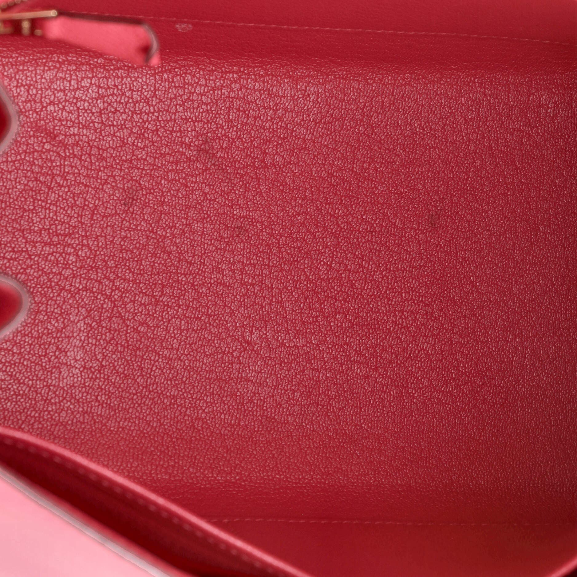 Pre-Owned Hermes Kelly Handbag Pink Epsom with Gold Hardware 28, Alternate, color, 