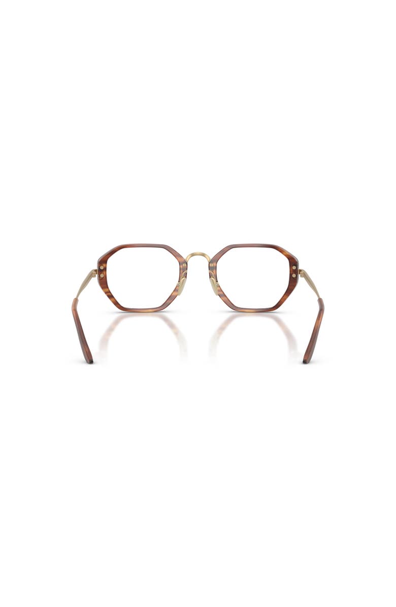Giorgio Armani 48mm Irregular optical glasses, Alternate, color, Tortoise