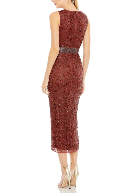Mac Duggal Cocktail Dress In Brick